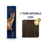 Wella Professionals Koleston Perfect ME+ Pure Naturals NO 4/00 Καστανό Φυσικό Έντονο (60ml)