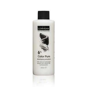 Color Pure Ammonia Free Permanent Color D.E. DEVELOPING EMULSION 6% (100ML)