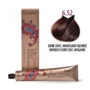 Farmavita Life Color Plus NO 6.52 Ξανθό Σκούρο Σοκολά Μαονί (100ml)