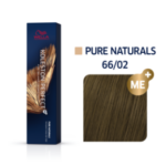 Wella Professionals Koleston Perfect ME+ Pure Naturals NO 66/02 Ξανθό Σκούρο Έντονο Φυσικό Ματ (60ml)
