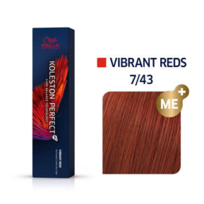 Wella Professionals Koleston Perfect ME+ Vibrant Reds NO 7/43 Ξανθό Κόκκινο Χρυσό (60ml)
