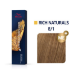 Wella Professionals Koleston Perfect ME+ Rich Naturals NO 8/1 Ξανθό Ανοιχτό Σαντρέ (60ml)