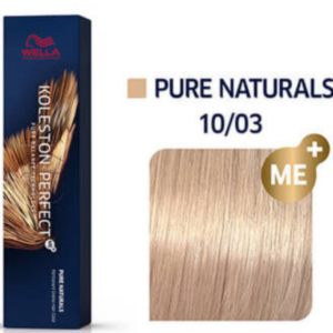 Wella Professionals Koleston Perfect ME+ Pure Naturals NO 10/03 Κατάξανθο Φυσικό Χρυσό (60ml)