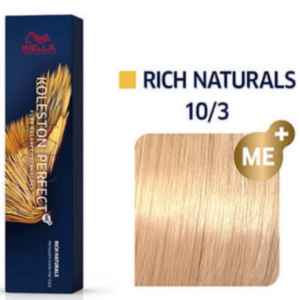 Wella Professionals Koleston Perfect ME+ Rich Naturals NO 10/3 Κατάξανθο Χρυσό (60ml)
