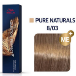 Wella Professionals Koleston Perfect ME+ Pure Naturals NO 8/03 Ξανθό Ανοιχτό Φυσικό Χρυσό (60ml)