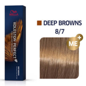 Wella Professionals Koleston Perfect ME+ Deep Browns NO 8/7 Ξανθό Ανοιχτό Καφέ (60ml)
