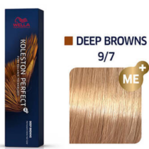 Wella Professionals Koleston Perfect ME+ Deep Browns NO 9/7 Πολύ Ανοιχτό Ξανθό Καφέ (60ml)