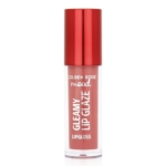 GOLDEN ROSE MOOD GLEAMY LIP GLAZE LIPGLOSS NO 202 | PEACHY NUDE