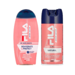 FILA REHYDRATE & PROTECT SET (SHAMPOO & SHOWER GEL 250ML & DEODORANT SPRAY 150ML)