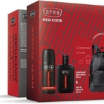 STR8 RED CODE SET (EAU DE TOILETTE 100ML & DEODORANT SPRAY 150ML & BACKPACK)