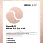 Dermal Rose Gold Glitter Foil Eye Mask